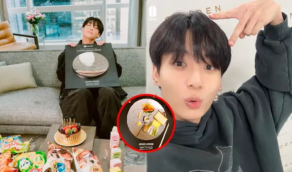 Jungkook de BTS usó su placa de Spotify como plato: ¿cuáles fueron los 7 snacks coreanos que comió?