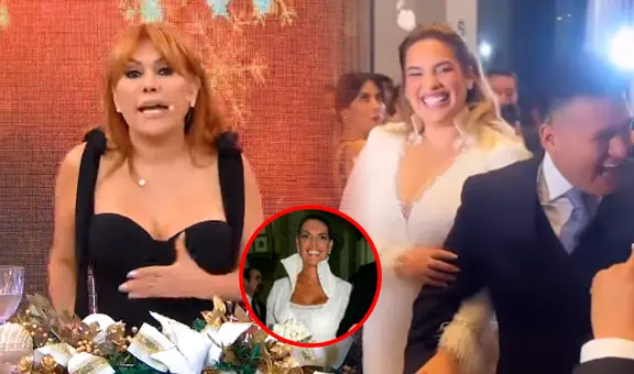 Magaly Medina halagó vestido de novia de Cassandra Sánchez: "Un homenaje a su mamá, un bonito gesto"