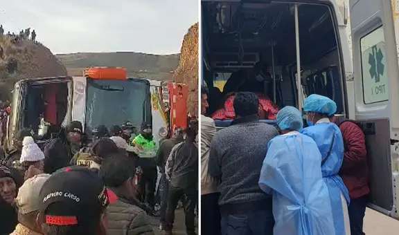 Choque entre bus y tráiler en vía Arequipa-Juliaca deja 3 fallecidos y 40 heridos