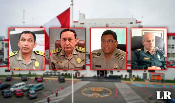 PNP: pasan al retiro a 20 generales, 8 implicados en casos de corrupción