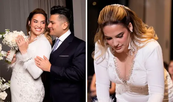 Cassandra Sánchez publica fotos oficiales de su boda y enciende rumores de segundo embarazo