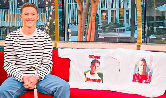 Sonne sorprende al brindar entrevista a medio danés junto con polos que le confeccionaron en Perú