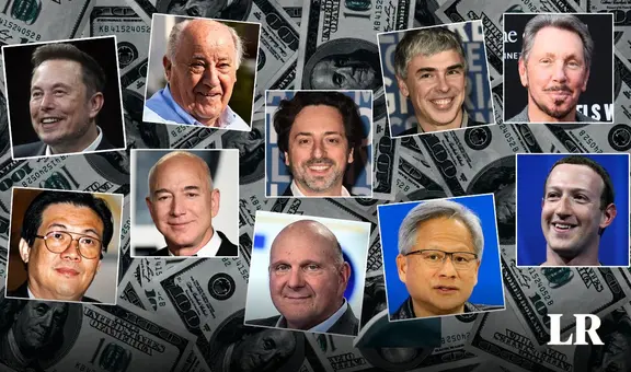 Los 3 multimillonarios que más riqueza generaron en 2023 sumaron cerca de US$490.000 millones