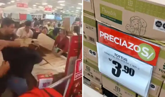 La Libertad: redes muestran locura en supermercado de Chepén por panetón a bajo precio