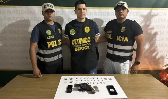 PNP captura a ‘Gringacho’, acusado de asesinar a un policía, un militar y a un comerciante
