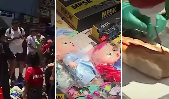 Comida, juguetes y adornos: miles de personas acuden a Gamarra para últimas compras navideñas