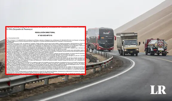 Restringen el tránsito de personas en el serpentín del Pasamayo para reducir accidentes de tránsito