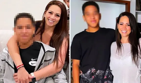 Melissa Klug y la tajante respuesta ante reclamo de su hijo Adriano Farfán por curiosa foto navideña