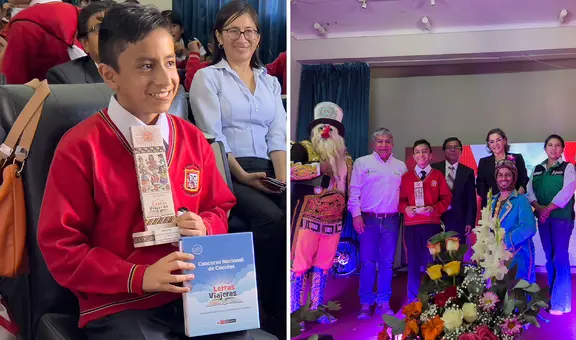Josué Arriaga, el escolar de Huánuco que se proclamó como el mejor niño cuentista del Perú