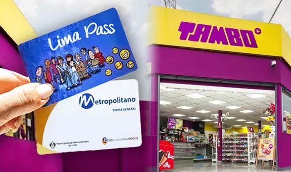 ATU: tarjetas de Lima Pass y Metropolitano ya se pueden recargar en Tambo