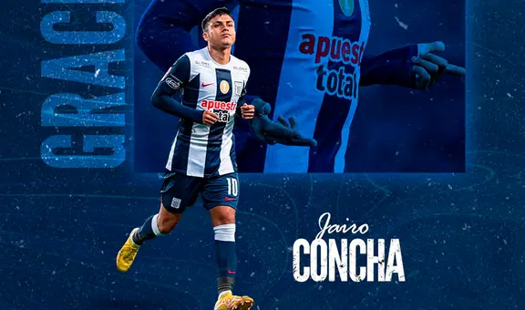 Jairo Concha no sigue en Alianza Lima: club anunció la salida del volante tras 3 años