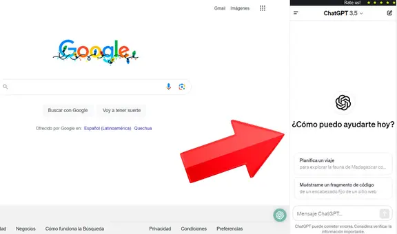 ¿Usas Google Chrome? Así podrás tener una barra lateral con ChatGPT en tu navegador