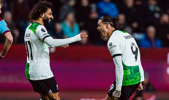 Liverpool derrotó 2-0 a Burnley y tomó la punta de la Premier League 2023-24