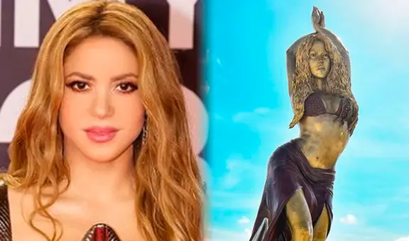 Shakira ya tiene su estatua en Barranquilla: así reaccionaron sus padres al ver el monumento