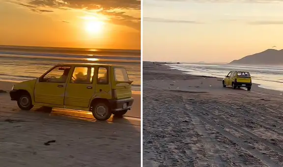 Tico se pasea por una playa de La Libertad y en redes realizan insólita comparación: "Esto es GTA 6"