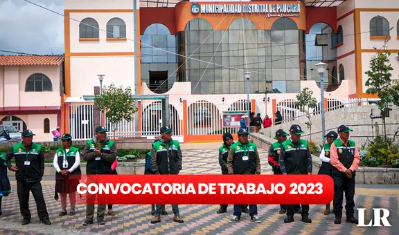 Convocatoria de trabajo en Huancavelica: municipalidad distrital ofrece 81 empleos con sueldos de hasta S/2.100