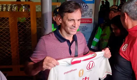 Fabián Bustos llega a Perú para ser presentado como nuevo DT de la 'U'