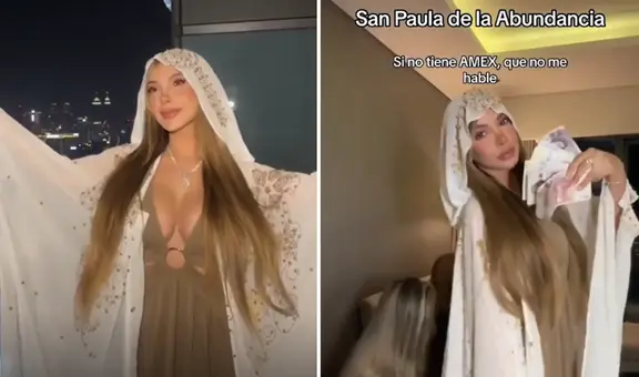 Paula Manzanal sorprende con peculiar ritual para la prosperidad: "Santa Paula de la abundancia"