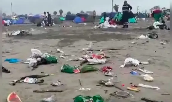 Playas de Lima amanecen con basura y no hay sanción directa para quienes arrojen residuos
