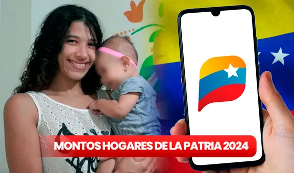 NUEVOS MONTOS de Hogares de la Patria 2024: revisa la tabla actualizada para el PAGO de enero vía Patria