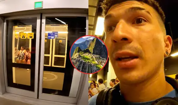 Venezolano sube a la Línea 2 del Metro de Lima y hace curioso comentario: “La próxima ruta debe ser a Machu Picchu”