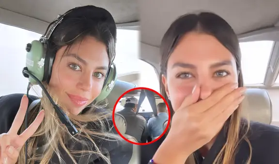 Alondra García presenta a su novio en romántica cita por los cielos en avioneta privada
