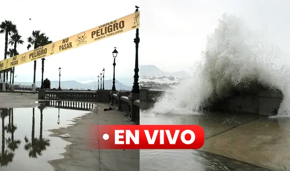 Oleajes anómalos en Perú EN VIVO: cierran bahía de Ancón y prohíben ingreso a playas