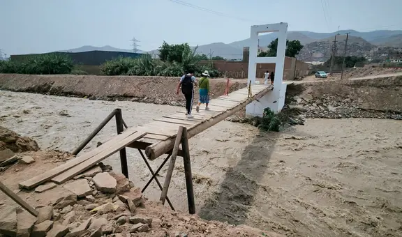 El peligroso puente que une Comas y Puente Piedra: ¿por qué no se reconstruye tras 9 meses del colapso?