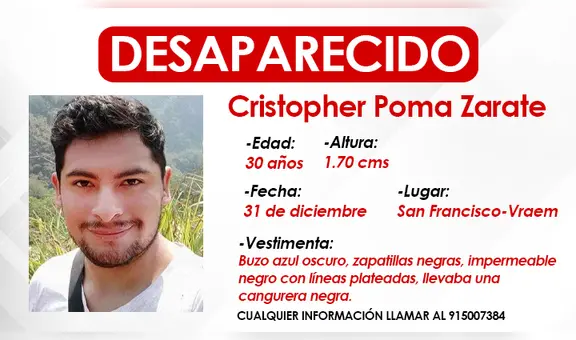 Ayacucho: trabajador de la Sunat desaparece mientras pescaba y familia pide ayuda