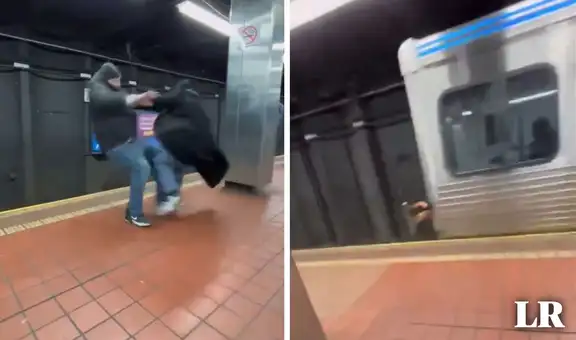 Hombre muere tras ser empujado a las vías del tren durante pelea en estación de EE. UU.