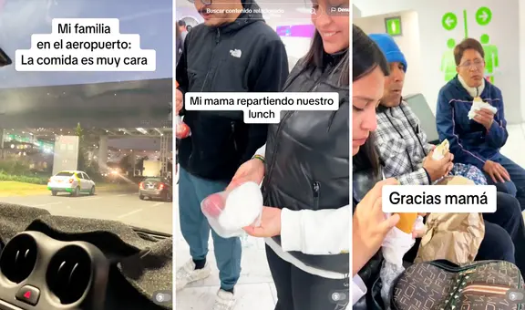 Prepara sándwiches y los lleva al aeropuerto para comérselos mientras esperan su vuelo: “Ahorro es progreso”