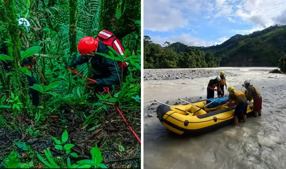 A 4 sube cifra de fallecidos tras caída de camioneta a río en Oxapampa: 3 siguen desaparecidos