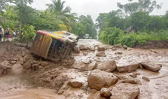 El Niño: lluvias arrecian en regiones y aún faltan obras ante fenómeno