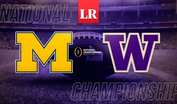 Michigan vs. Washington EN VIVO: hora y dónde ver la final del fútbol americano colegial NCAA 2024