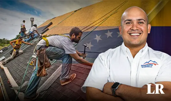 El venezolano que emigró a EE. UU. y ahora gana 5 millones de dólares al año arreglando techos