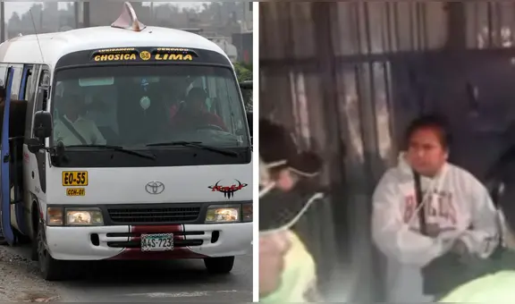 Ate: chofer y cobrador del Chosicano asaltan a pasajera durante viaje