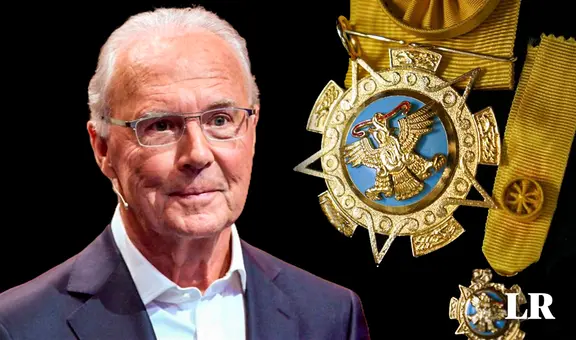 ¿Cuál fue la condecoración que recibió Franz Beckenbauer del Gobierno de México y en qué año?
