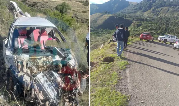 Docente fallece tras la caída de un auto a abismo de más de 100 metros en Ayacucho