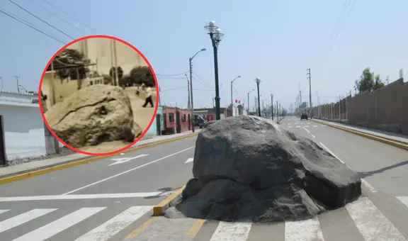 La insólita Piedra de Alto Larán que lleva más de un siglo en medio de la pista: ¿por qué aún sigue ahí?