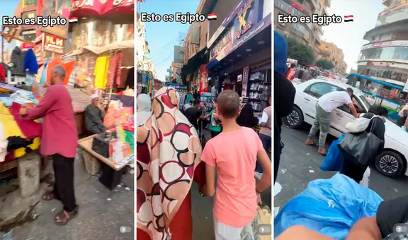 Peruano visita El Cairo y queda atónito por gran cantidad de comercio ambulante: “Parece Gamarra”
