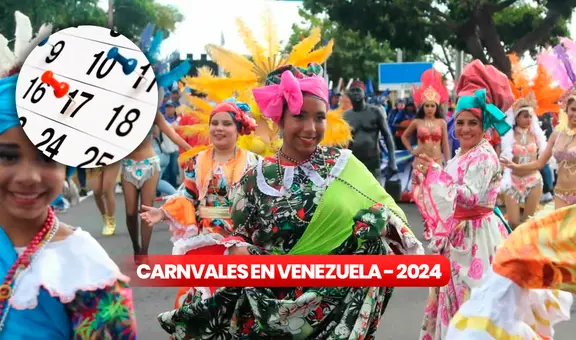 ¿Cuándo es carnaval en Venezuela 2024?