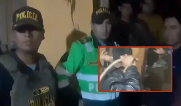 Ronderos en Piura castigan a latigazos a policías luego de acusarlos de cobrar coima