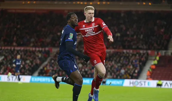 Middlesbrough dio el golpe: venció 1-0 a Chelsea en la semifinal de ida de la Carabao Cup