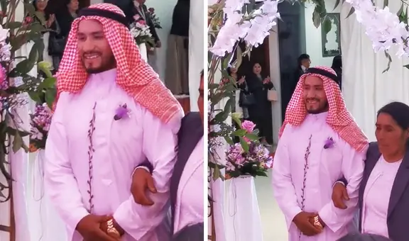 Árabe se casó con peruana en Cusco y usuarios reaccionan: "Solo pasa en Perú"