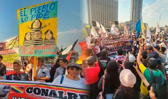 Marchan contra Dina Boluarte en Lima: manifestante exigen justicia por los fallecidos el 9 de enero