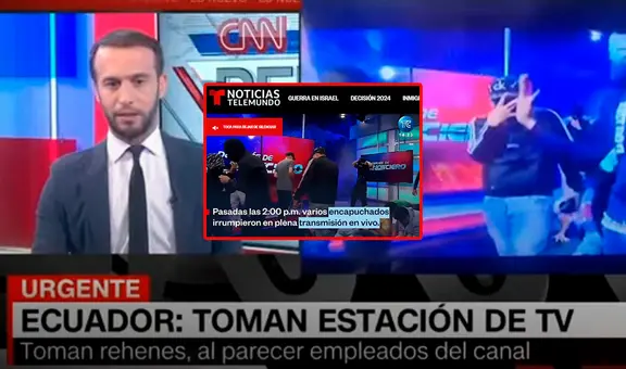 TC Televisión: así REACCIONARON los medios internacionales a la toma del canal 10 de Ecuador
