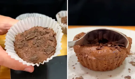 ¿Cómo realizar un postre de chocolate con 2 ingredientes?
