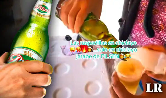 Raspadillas con 'jarabe' de cerveza Pilsen causan sensación en Chiclayo: "¿Te refrescas o te picas?"