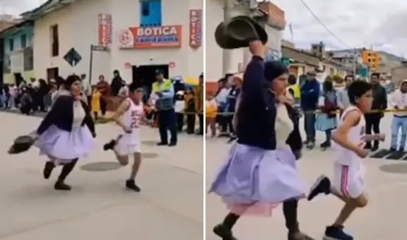 Madre es viral tras alentar y acompañar a su hijo en maratón de Huancavelica: “El amor es infinito”