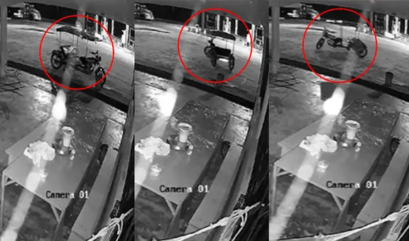 Mototaxi deja en shock en redes tras encenderse y avanzar ‘solo’ en Yurimaguas: “¿Será el tunche?”